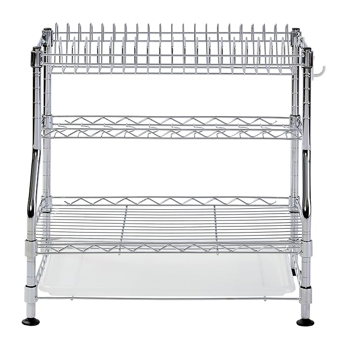 Amazon.com: Sandusky Lee wdr101812 Dos Tier Dish Rack de ...