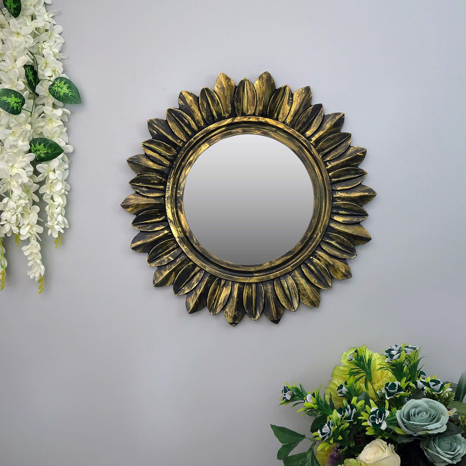 Buy Homesake® Wooden Handmade Frame Wall Mirror, Large