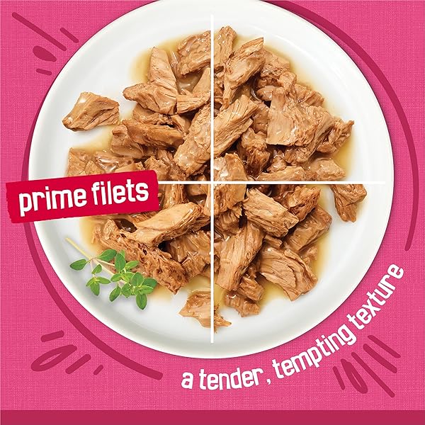 PURINA FRISKIES GRAVY WET CAT FOOD VARIETY PACK, SURFIN’ AND TURFIN’ PRIME FILETS FAVORITES – 48 CT. CAN