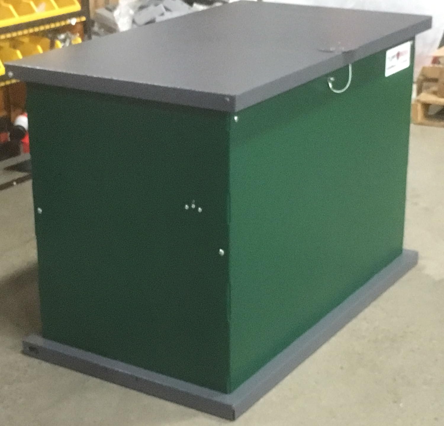 TuffBoxx Kit Animal Resistant Storage Soution (Green/Charcoal Color), Keeps Wildlife