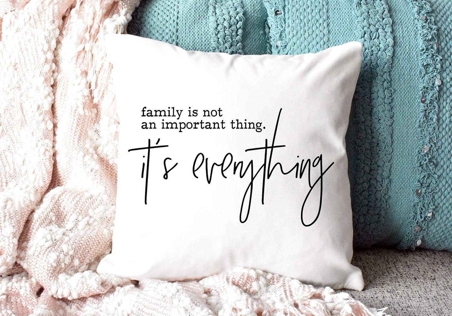 Lplpol Pillow, Quote Pillow, Family Pillows, Family