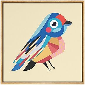 SIGNWIN Framed Canvas Wall Art Red, Yellow, Orange,...