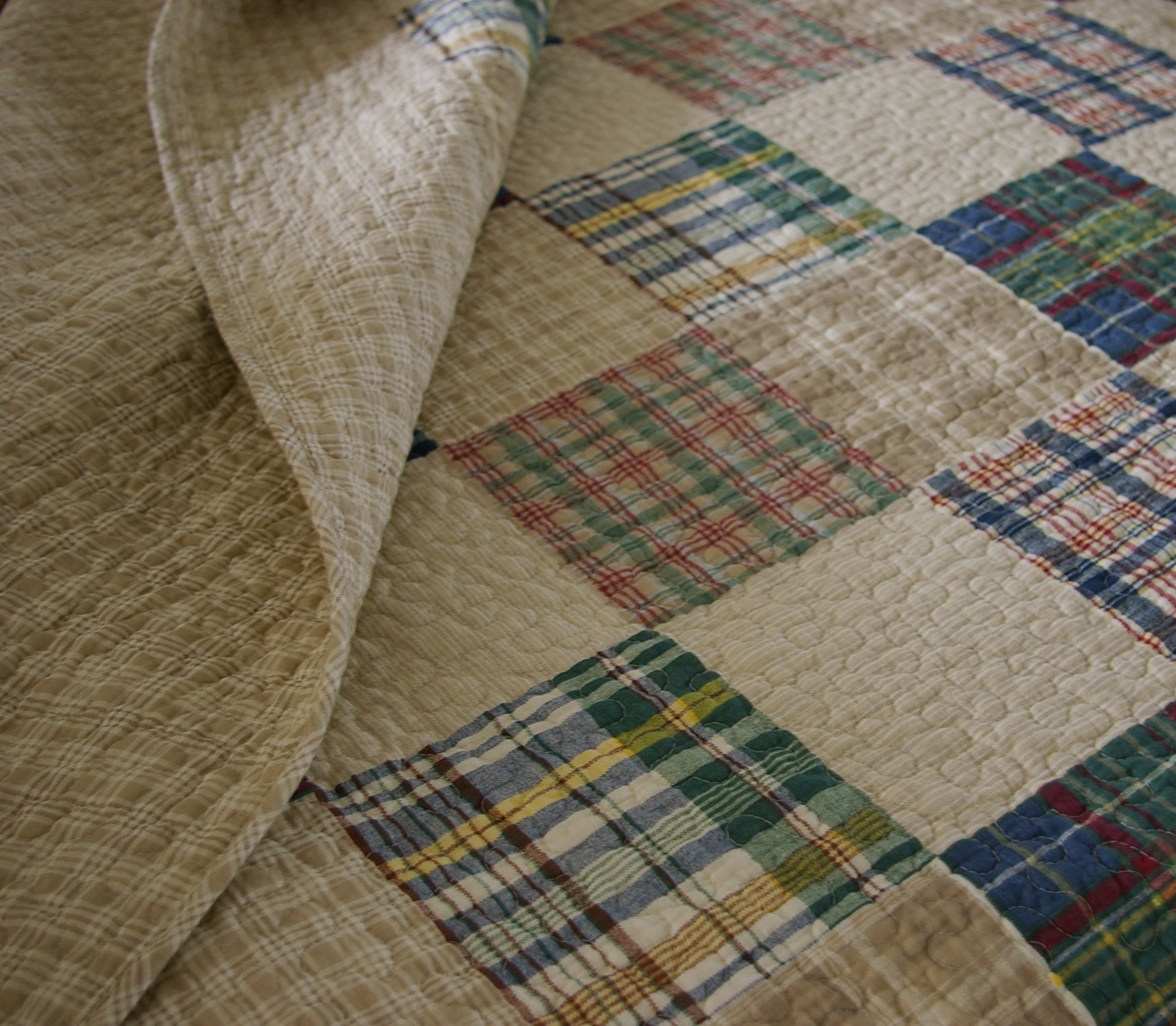 Greenland Home 3Piece Oxford Quilt Set, Full/Queen, Multicolor eBay