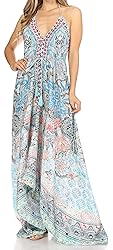 Sakkas 1817 - Lizi Womens Maxi High-Low Halter