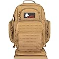 WOLF TACTICAL Military Inspired Diaper Bag - Dad Diaper Bag Backpack with Changing Mat, Mens Diaper Bag for Dad