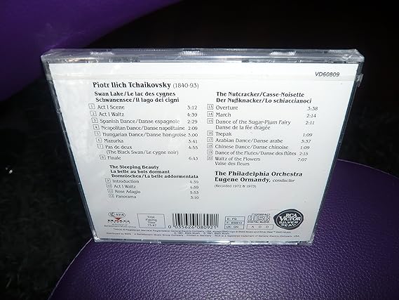 Tchaikovsky Musique De Ballet Le Lac Des Cygnes Casse Noisette La Belle Aux Bois Dormant By Piotr Ilich Tchaikovsky Eugene Ormandy The Philadelphia Orchestra Amazon Co Uk Cds Vinyl