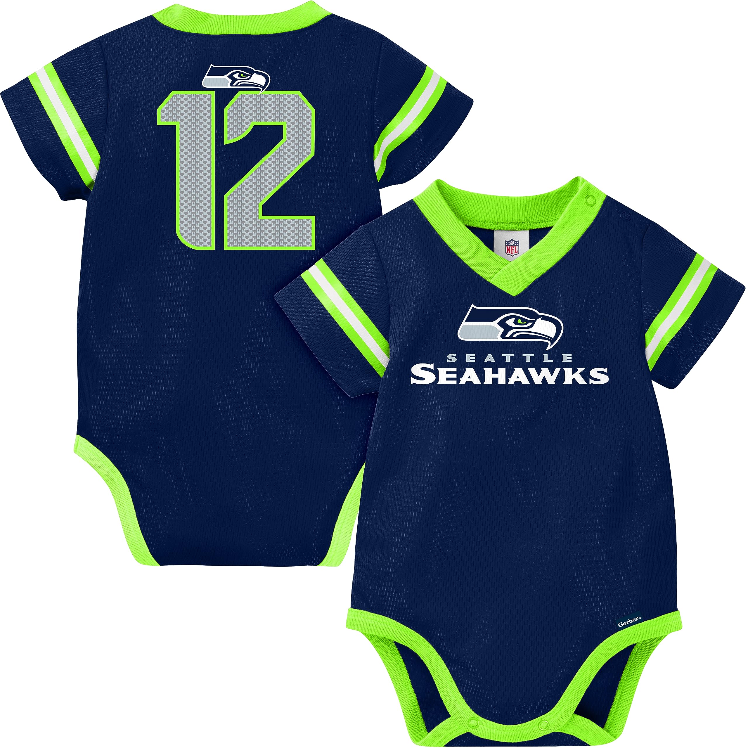 Gerber Unisex Baby Standard NFL Jersey Onesie