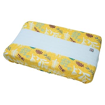 yellow changing pad cover