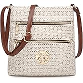 VANSARTO Crossbody Bags for Women Multi Pocket Crossbody Purses Trendy Vegan Leather Shoulder Handbags with Adjustable Strap