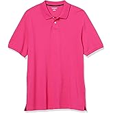 Amazon Essentials Men's Regular-Fit Cotton Pique Polo Shirt (Available in Big & Tall)