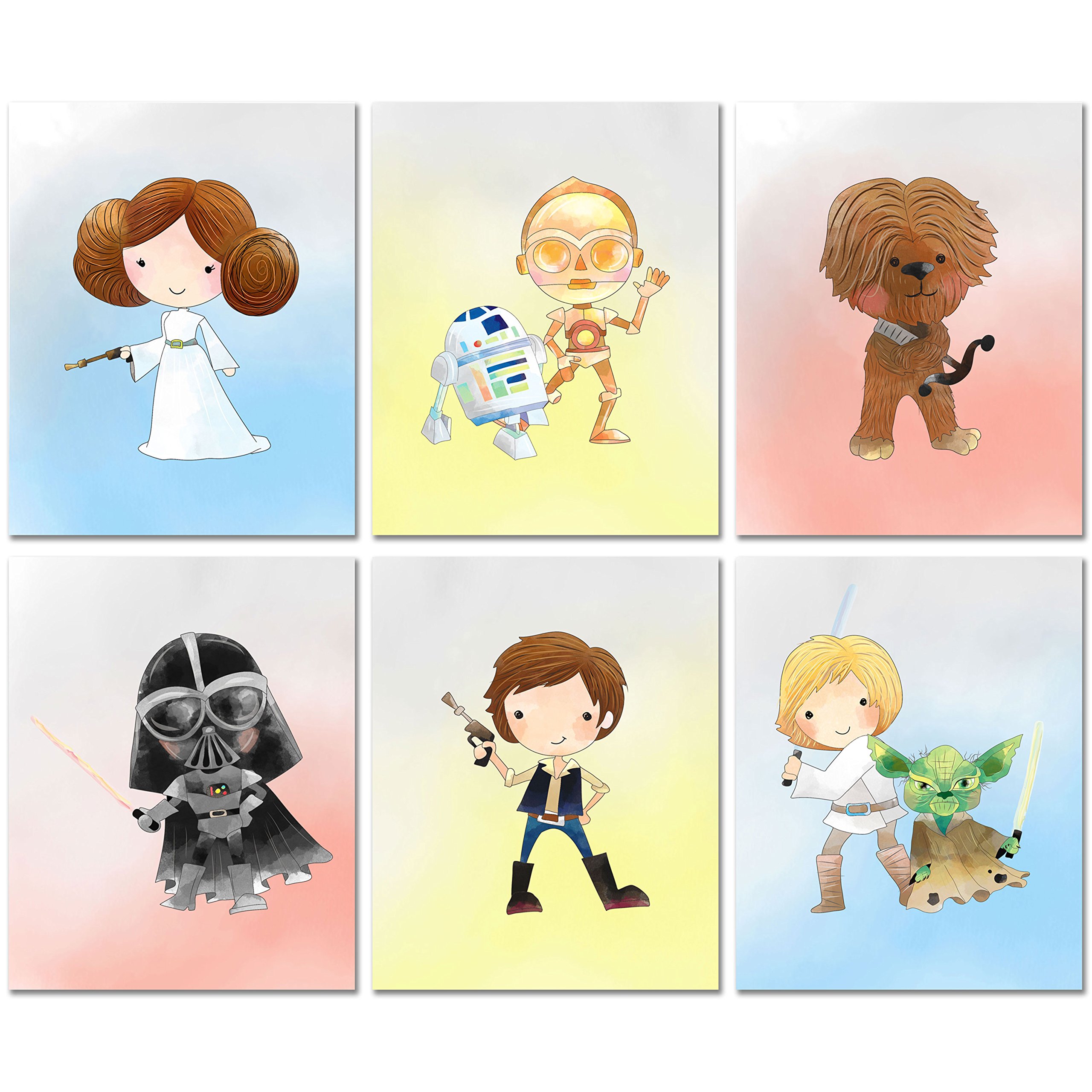 star wars nursery prints