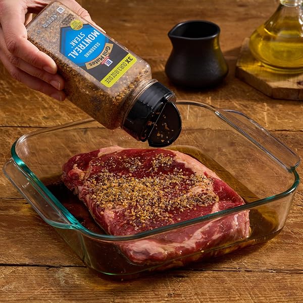 MCCORMICK GRILL MATES MONTREAL STEAK SEASONING, 25% LESS SODIUM, 10 OZ