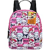 Get Trend Hello Kitty Mini Backpack for Kids Girls 9x7” Travel Bag Kawaii Bag for Daycare Trips Vacation Fashion Gifts for Girls (Pink Hello Kitty)