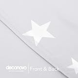 Deconovo Stars Foil Printed Thermal Blackout Curtains Eyelet 2 Panels 46x72 in view 5