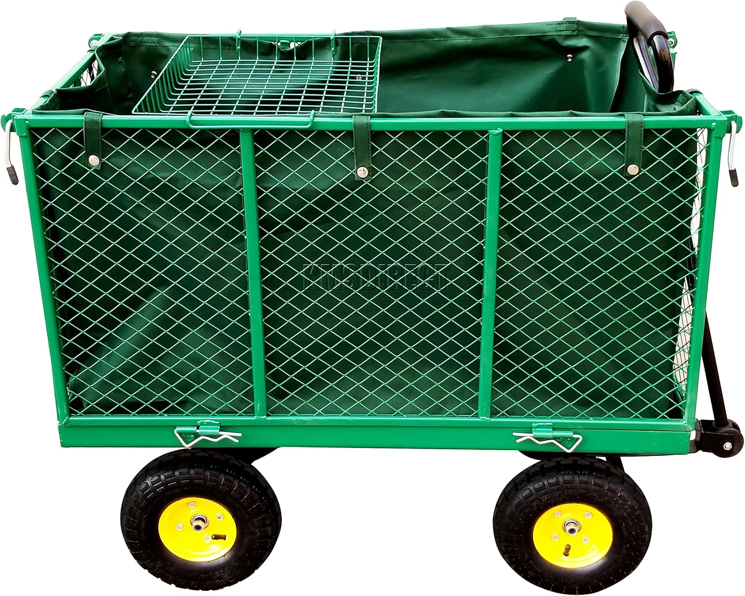 Super Saturday FoxHunter Heavy Duty Extra Large Garden Trolley Cart Wheelbarrow 500kg Max Load