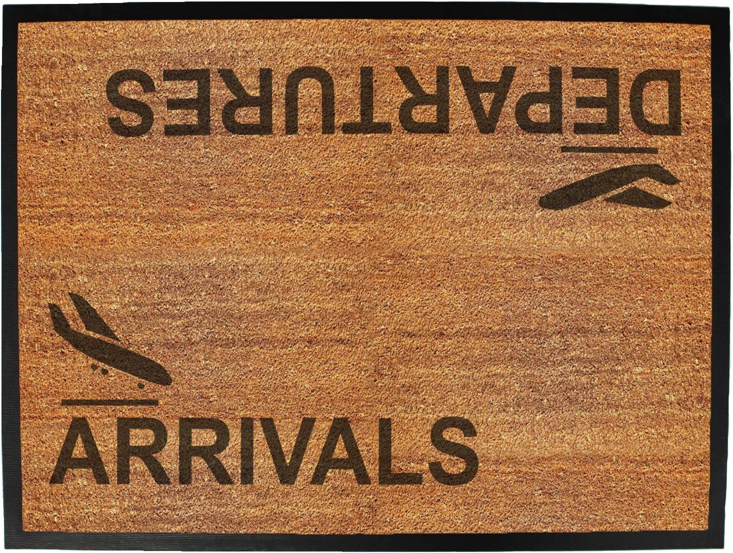 123tarrivals departures - Funny Doormat Floor Mat Matt