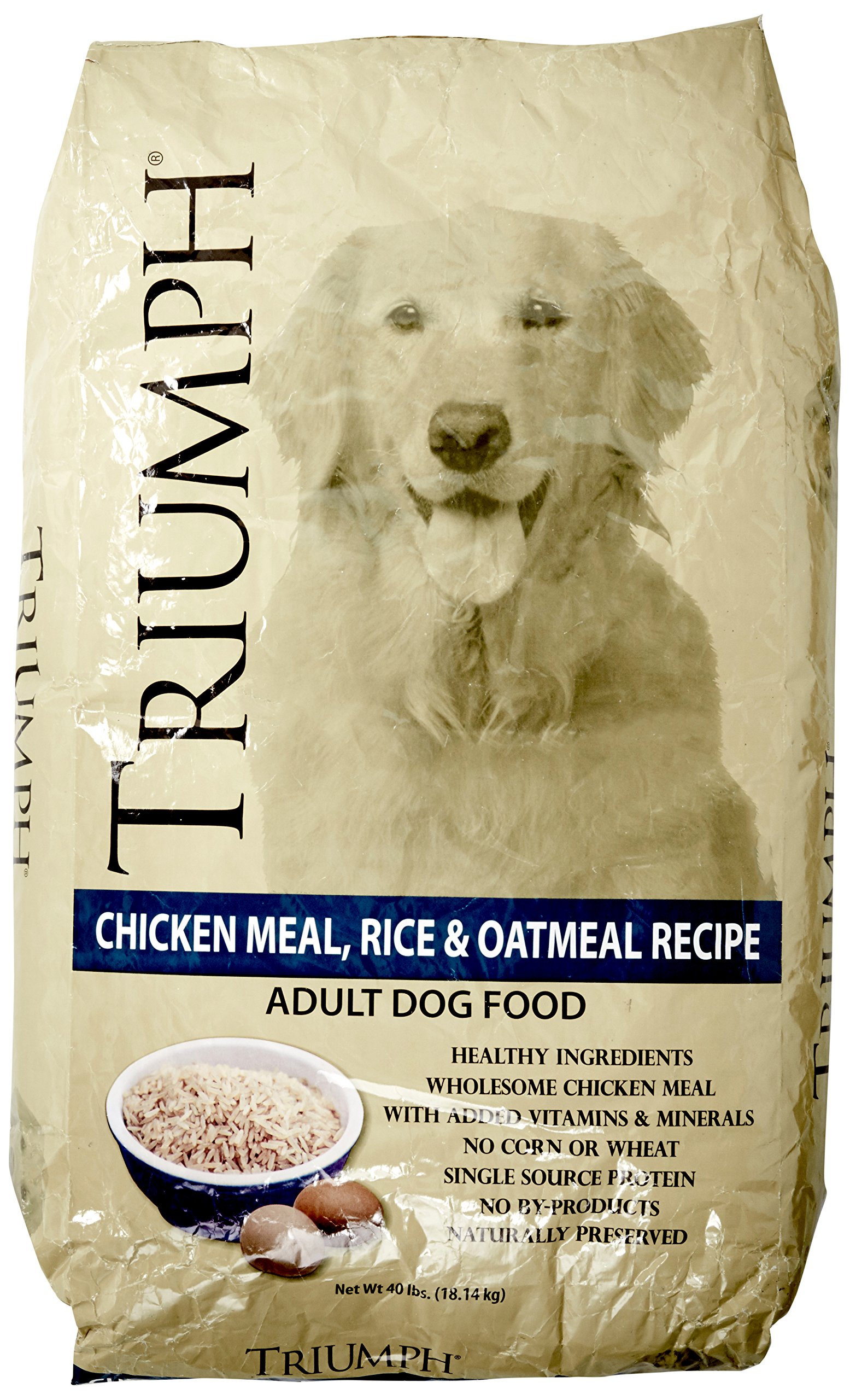 Triumph Chicken Meal Rice and Oatmeal Dry Dog Food