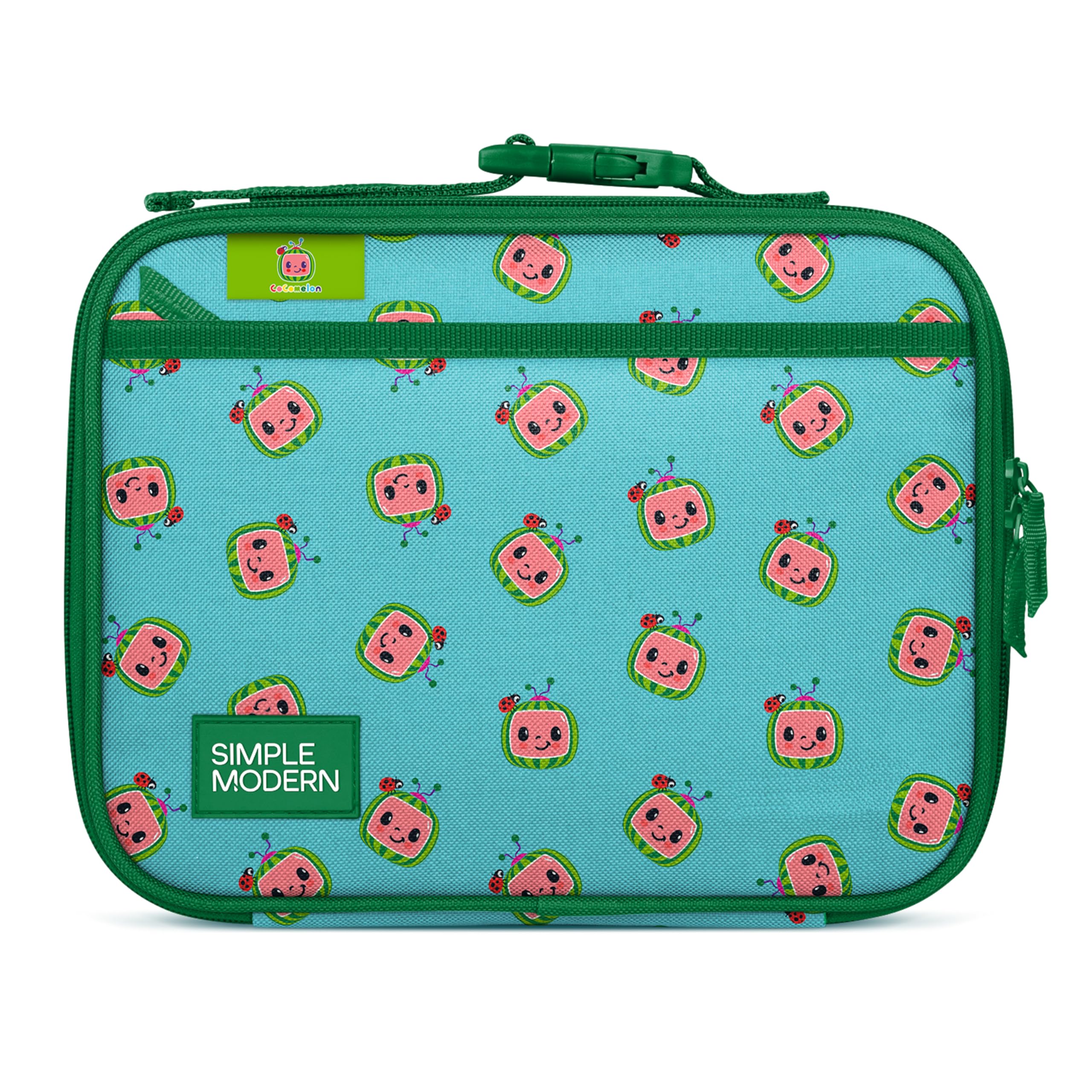 Simple Modern CoComelon Kids Lunch Box for School | Reusable Insulated Lunch Bag for Toddler, Girl, and Boy | Meal Container with Exterior & Interior Pocket | Hadley Collection | CoComelon Watermelons Image Simple Modern CoComelon Kids Lunch Box for School | Reusable Insulated Lunch Bag for Toddler, Girl, and Boy | Meal Container with Exterior & Interior Pocket | Hadley Collection | CoComelon Watermelons Image