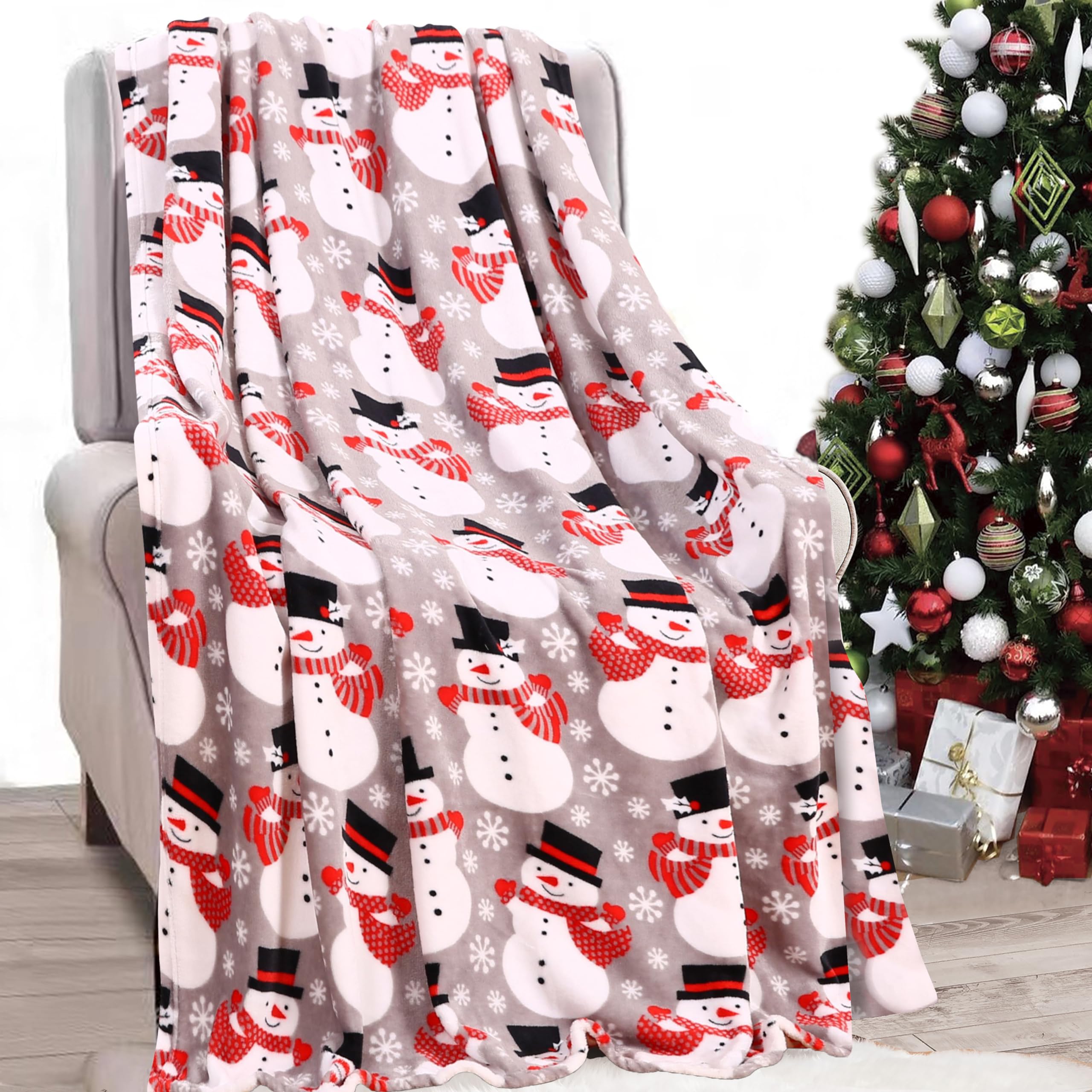 Elegant Comfort Lightweight Printed Throw