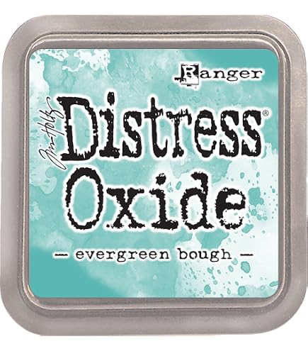 Tampon Encreur Tim Holtz Distress Oxide Tattered Rose - Effet Oxydé Unique Pour Scrapbooking Et Art Mixte