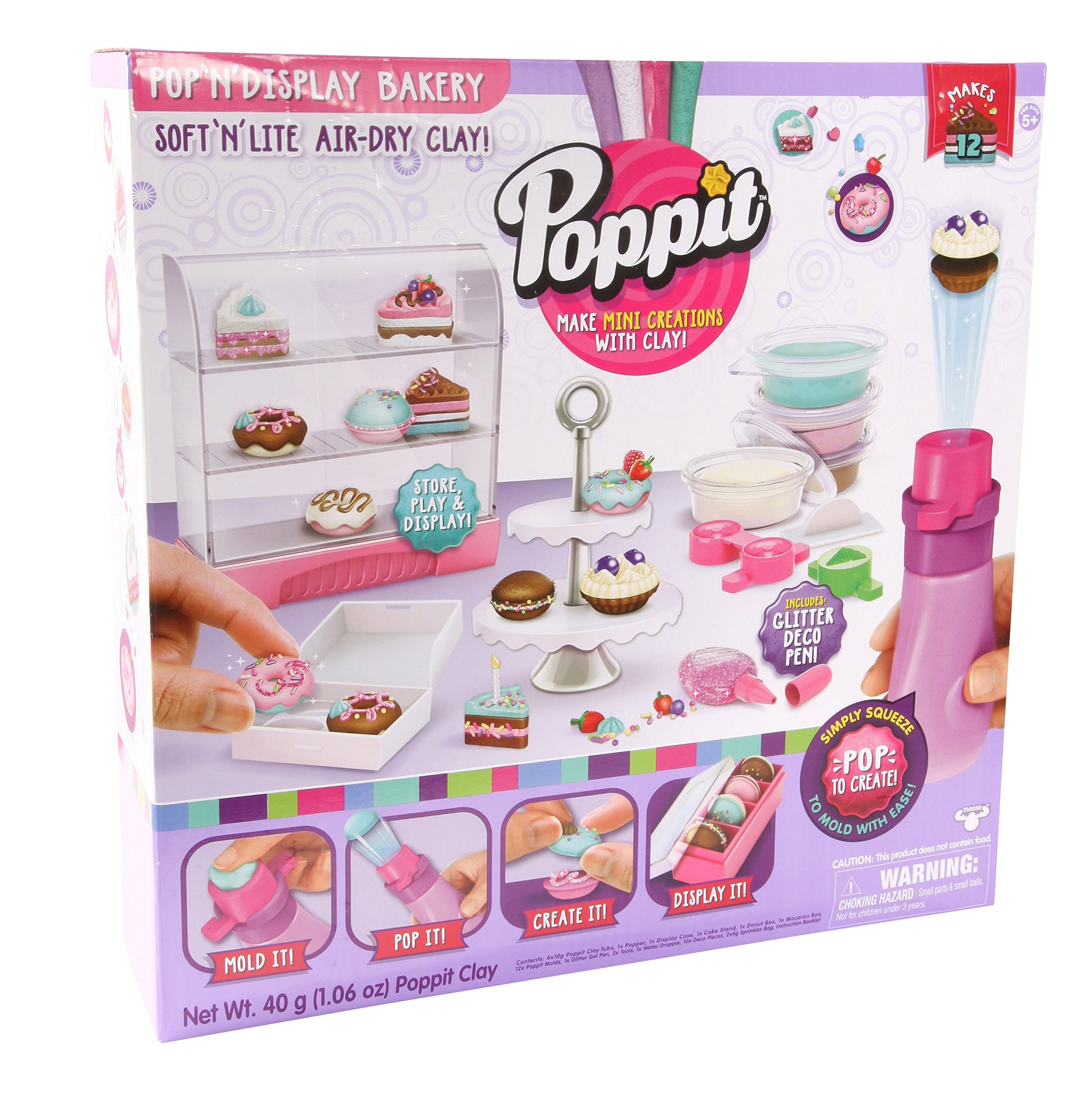 Poppit S1 Hp Playset Bakery in Oman Whizz Clay Dough