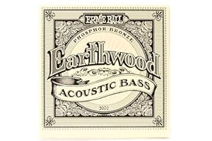 Ernie Ball Earthwood Slinky Phosphor Bronze Acoustic Bass Guitar Strings, 45-95 Gauge (P02070)