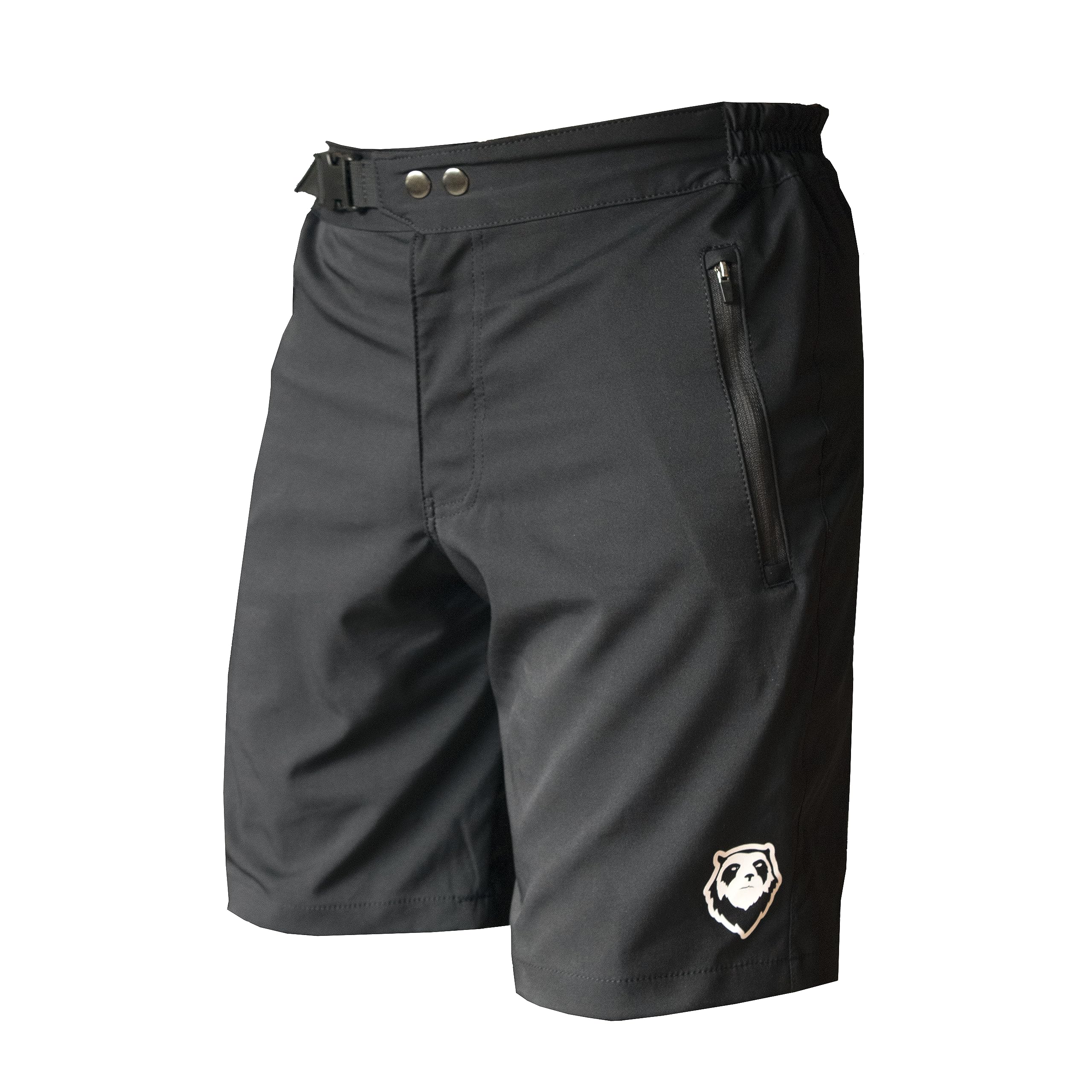 Photo 1 of Andean Trails, Mountain Bike Shorts, Bicycle Shorts for Men, Water Repellent Black