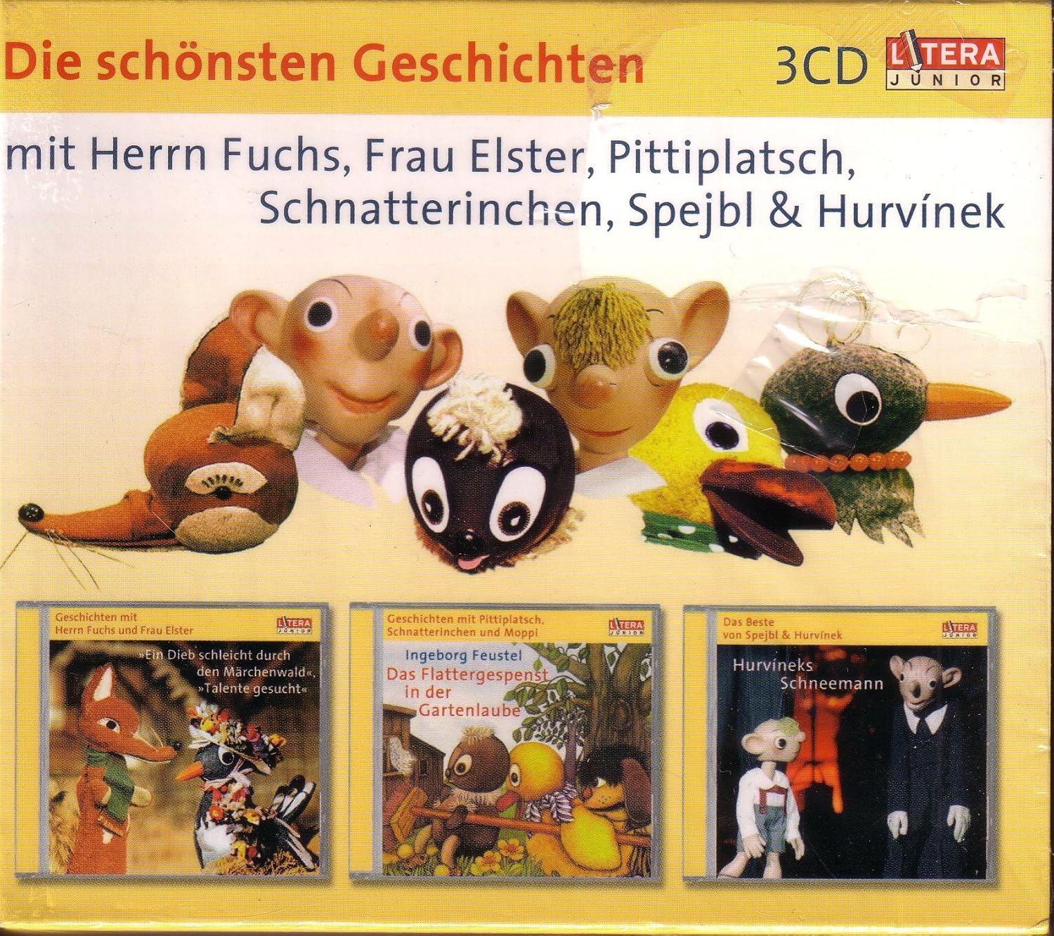 Die Schonsten Geschichten Mit Herrn Fuchs Frau Elster Pittiplatsch Schnatterinchen Spejbl Hurvinek Amazon De Musik