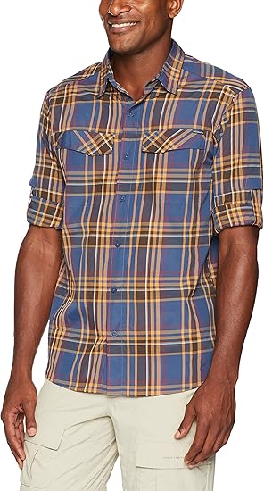 silver ridge plaid long sleeve shirt