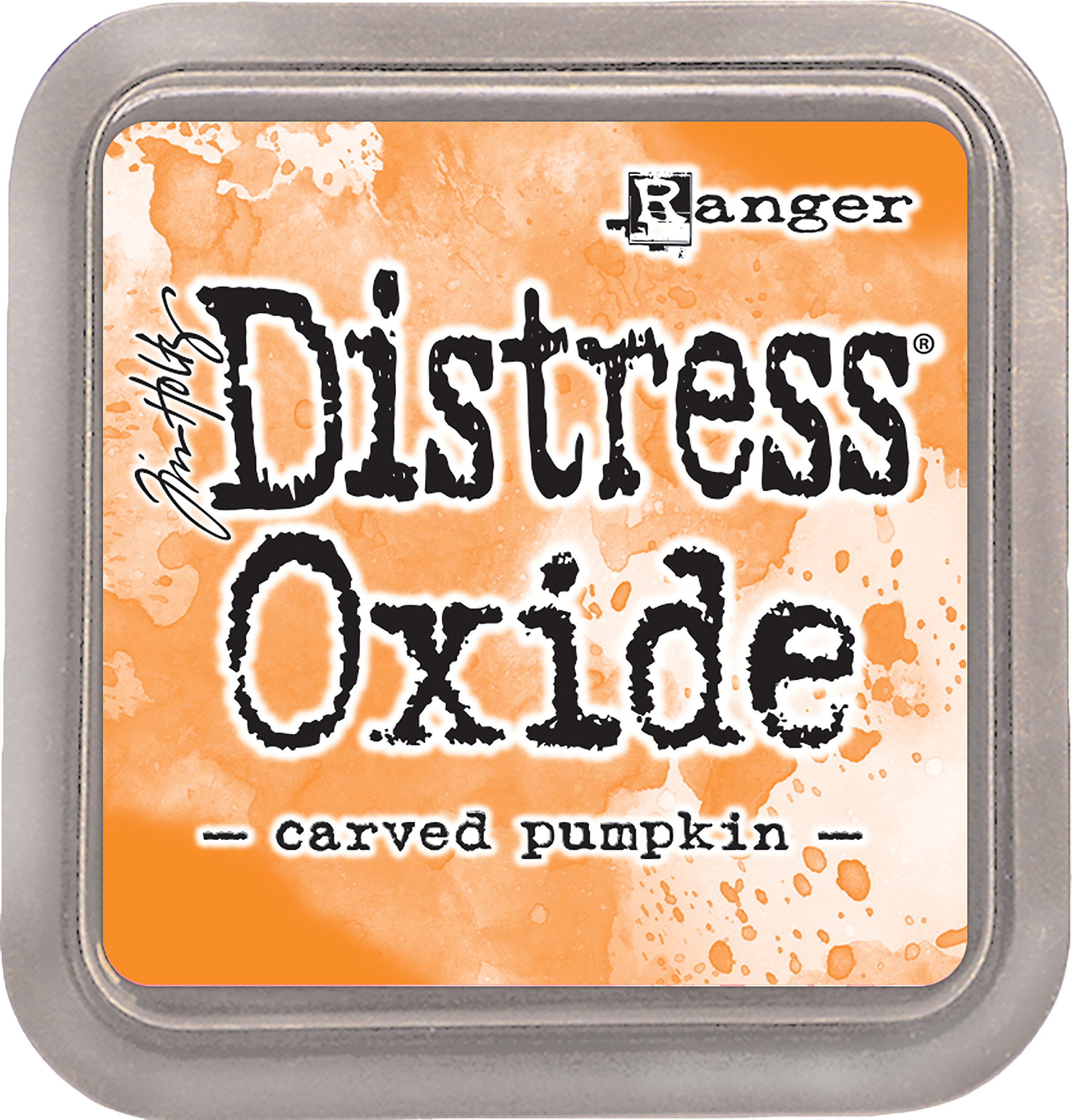 Ranger Tim Holtz TDO55877 Distress Oxide Pad-Carved Pumpkin, Synthetic Material, 7.62 x 7.62 x 1.91 cm