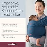 Ergobaby Aura Knit Sling Twilight Navy 3.6–11.3 kg Recycled Tencel view 3
