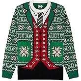 The Ugly Sweater Co. Interactive Ugly Christmas Sweaters for Holiday Fun Tacky Unisex Design, Perfect Snug Fit Breathable