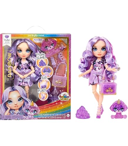 Magic Mixies Pixlings – Unia Dracorne Et Rainbow Star Pégacorne, Potion Magique, 16,5 Cm, 7 Articulations, Cristal, Cheveux Tressés