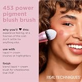 REAL Power Pigment Blush Brush - Domed Precision Head, Synthetic view 3