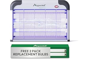 ASPECTEK Powerful 20W Electric Indoor Bug Zapper,Insect Killer for Mosquitos,Flies,Moths, Mosquito Zapper for Home, Including