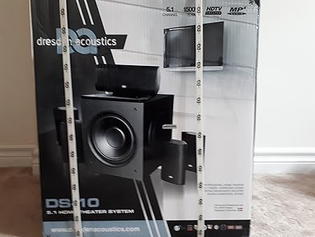 dresden acoustics ds9 5.1 home theater speaker system