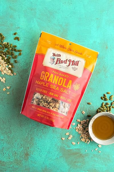BOB’S RED MILL MAPLE SEA SALT GRANOLA, 11OZ (PACK OF 6) – NON GMO, WHOLE GRAIN, KOSHER