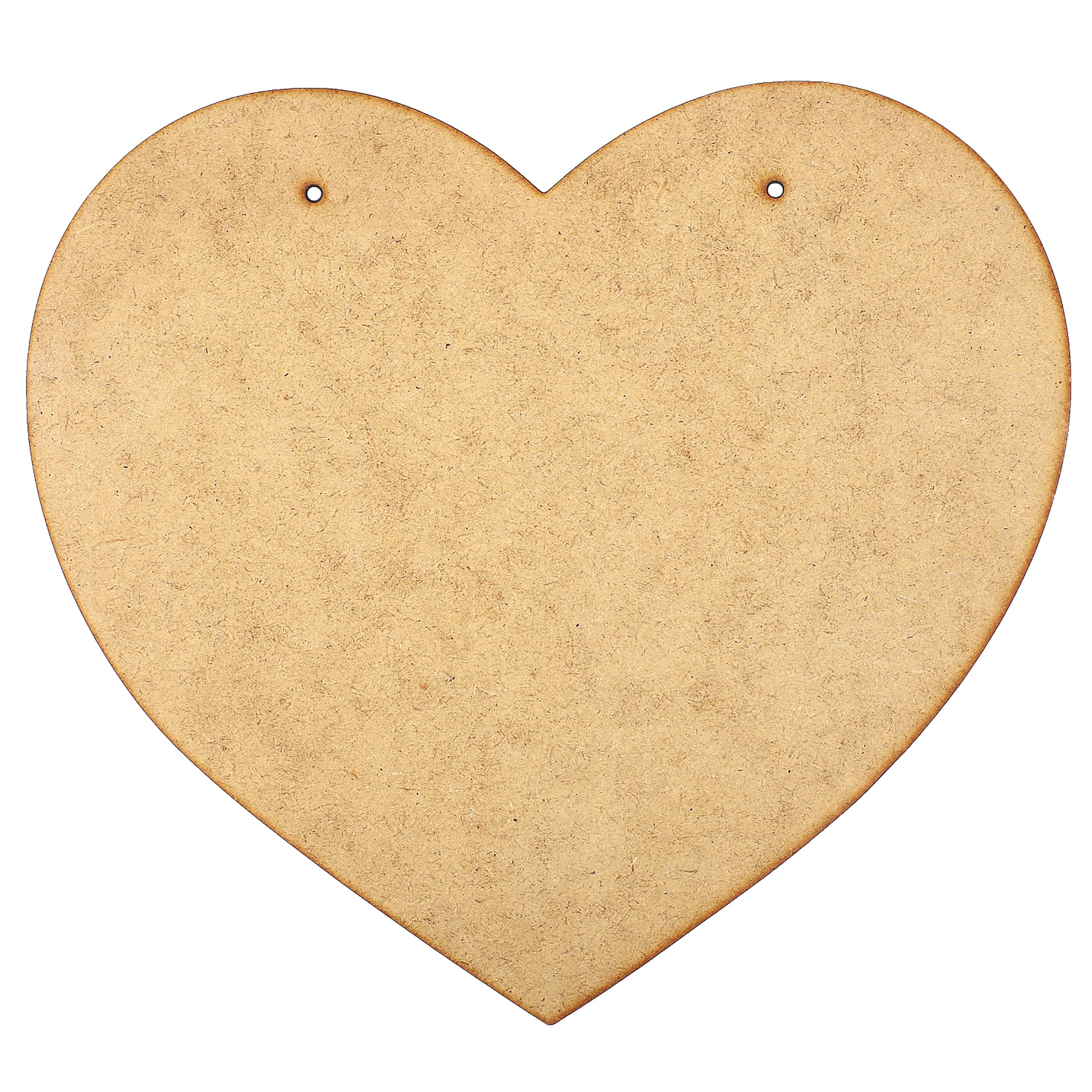 Creative Deco 4 x Wooden Hearts for Crafting | 150 x 130 x 3-4 mm | Craft Cutout Blank Shape Plaques | MDF Board Signs Heart Shapes | Perfect for Arts & Crafts, Painting, Varnishing, Decorating
