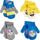 Nickelodeon Boys' Baby Shark Gloves - 4 Pack Winter Gloves or Mittens (2-7)