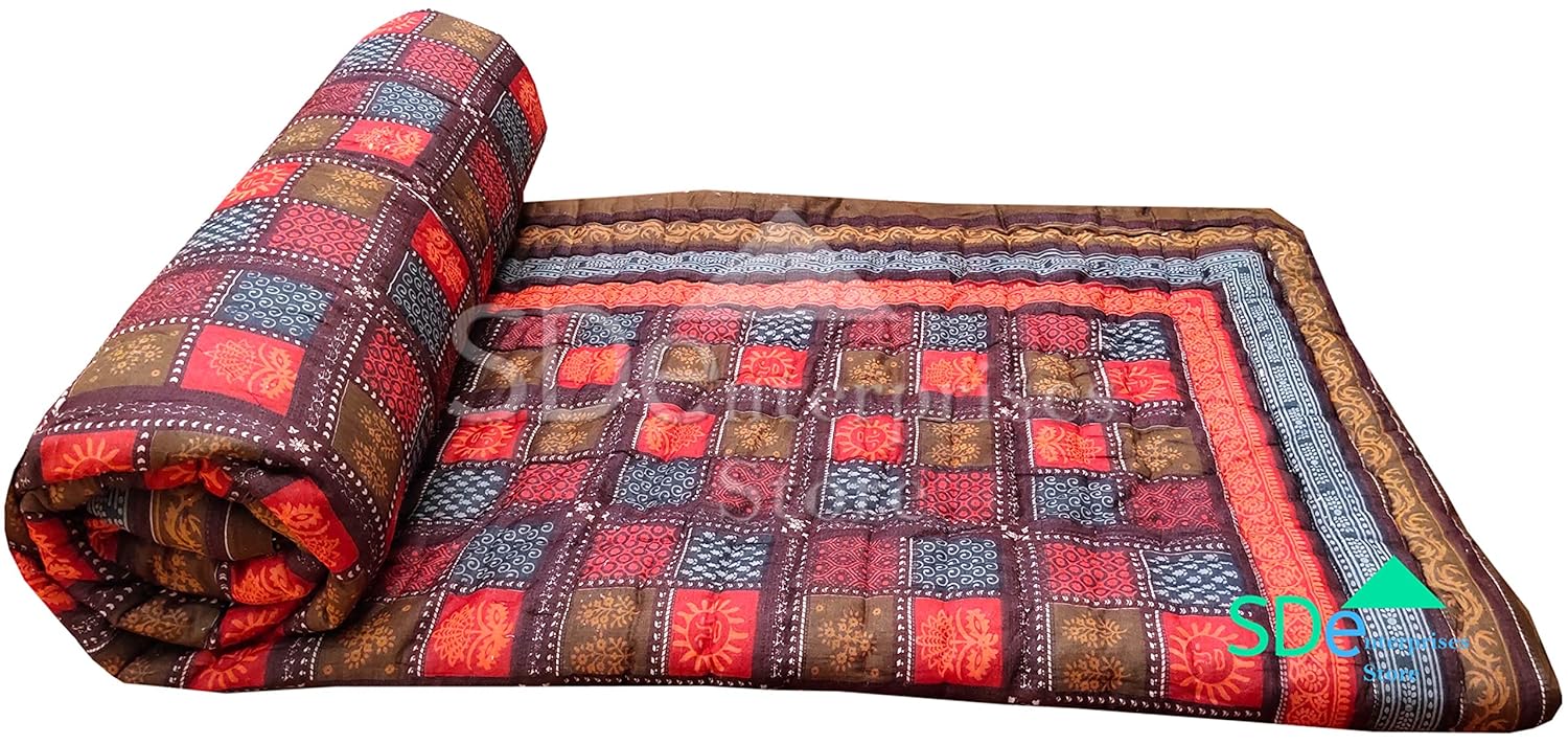 Buy SD ENTERPRISES Rajasthani Traditional Cotton razai / rajai / ac