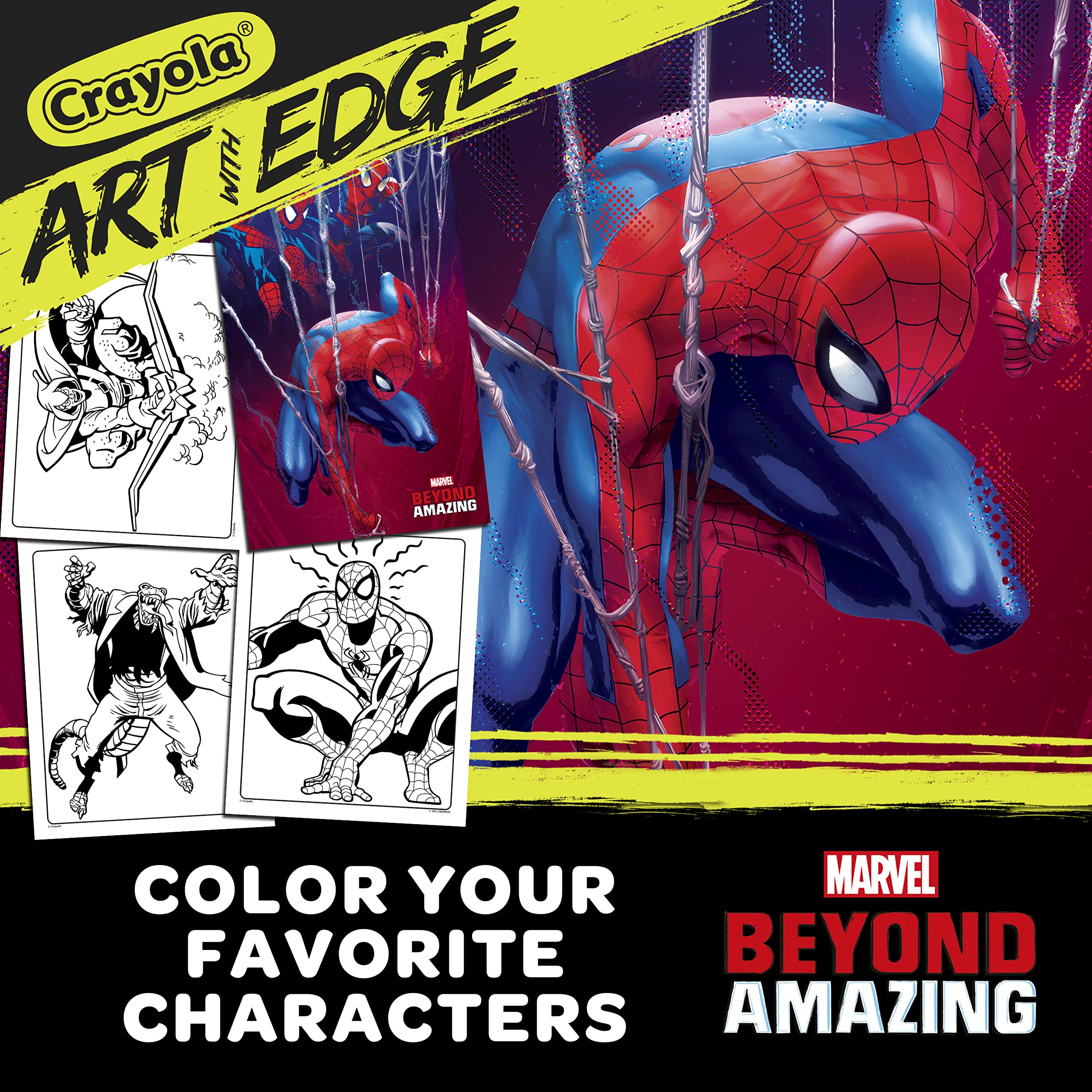 Mua Crayola Art with Edge Spiderman Beyond Amazing Coloring Pages ...