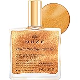NUXE Huile Prodigieuse Shimmer Multi-Purpose Dry Oil - Luxurious Radiant Glow and Hydration for Face, Body & Hair