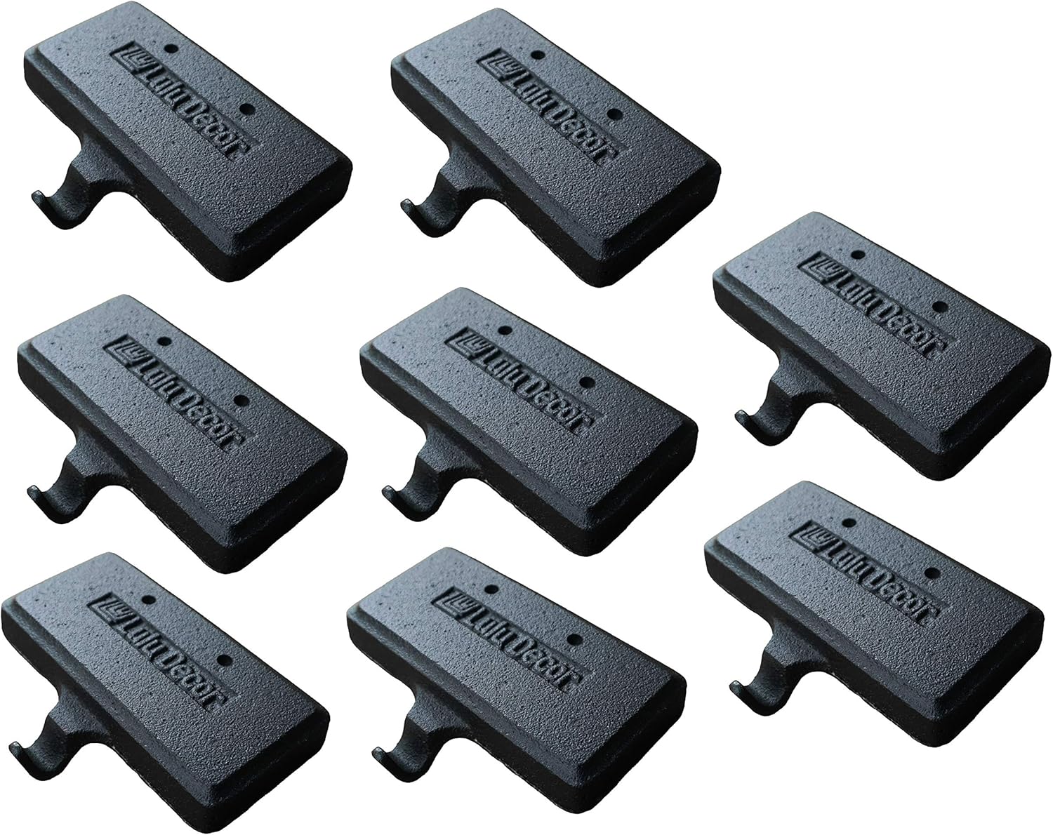 Stockings & Holders - Lulu Decor, Christmas Stocking Holders, Set of 8 Bases, Weighs 2 lbs 11 oz Each, Strong Heavy Stocking Holders