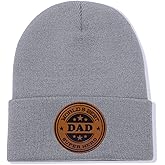 Doyesiee Best Dad Beanie Gifts from Daughter, Son, Kids, Men Knit Hat for Father's Day Birthday Christmas
