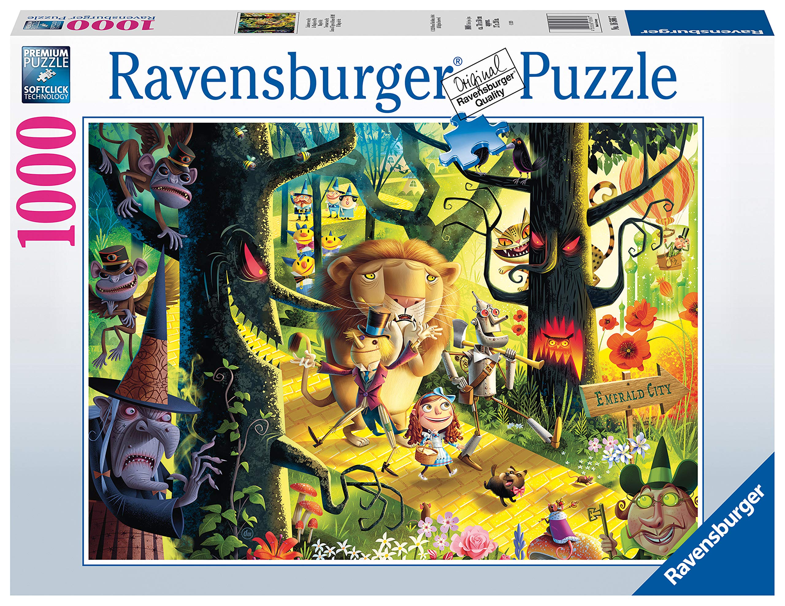 Ravensburger Lions, Tigers and Bears, Oh My (Wizard of Oz) 1000 Piece Jigsaw Puzzle for Adults & Kids Age 12 Years Up