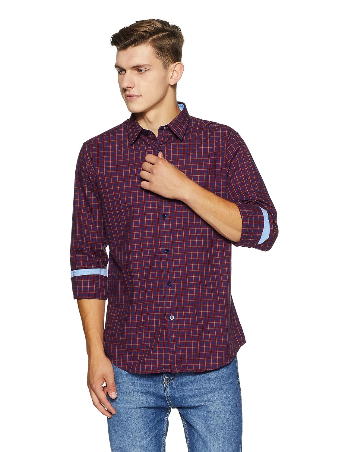 allen solly men's casual shirt