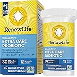 Renew Life Adult Probiotics 30 Billion CFU Guaranteed, 12 Strains, For Men & Women, Shelf Stable, Gluten Dairy & Soy Free, Ul