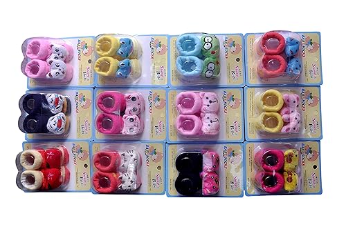 My Angel Born Baby Socks Cum Shoes - 2 Pair Set