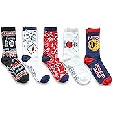 Harry Potter Hogwarts Express Hedwig Juniors/Ladies Crew Socks 5 Pair Pack