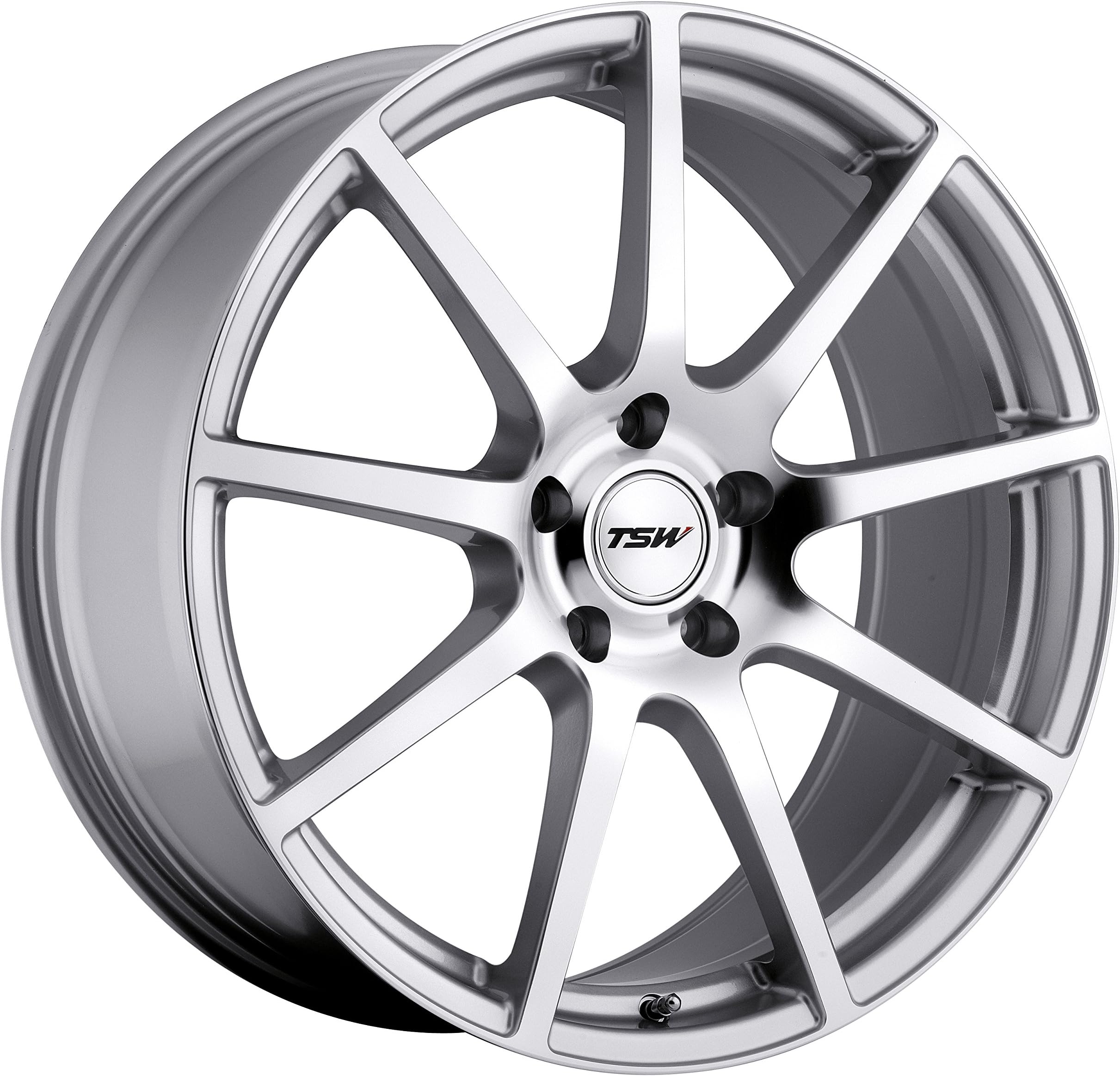 TSW Interlagos Silver Wheel with Machined Face (20x10"/5x114.3mm)